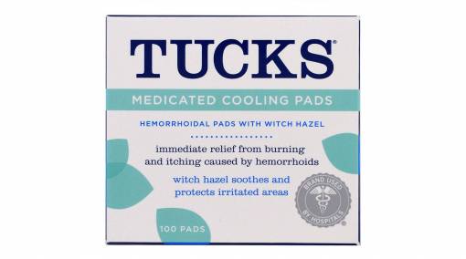 Tucks Medicated Cooling Pads With Witch Hazel